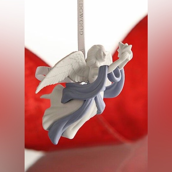 Wedgwood Other - Wedgwood Angel 4.25" Jasperware Ornament